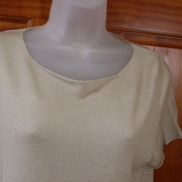 Armani Collezioni Vintage 90s Leather + Cashmere Cardigan Sweater Set – Designer - Picture 14 of 16